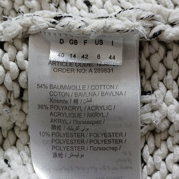 Oui Two-tone Textured Knit Sweater - Picture 8 of 15